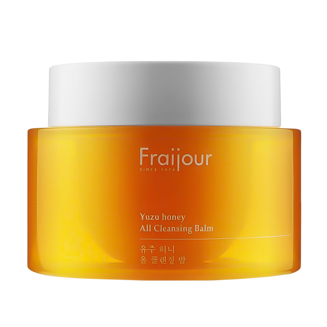 Fraijour balm καθαρισμού με yuzu και μέλι για θρέψη και φωτεινότητα στο ντεμακιγιάζ Fraijour cleansing balm with yuzu and honey for nourishing, brightening makeup removal
