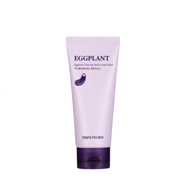 Μάσκα αργίλου Papa Recipe Eggplant Clearing για καθαρισμό και ρύθμιση λιπαρότητας.
