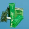 Papa Recipe Tea Tree Control Mild Sun Cream SPF tube packaging with tea tree