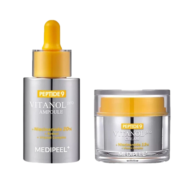 Σετ Medi-Peel Peptide 9 Vitanol Pro με αμπούλα και κρέμα για λάμψη και αντιγήρανση