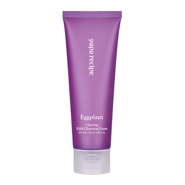Αφρός καθαρισμού Papa Recipe Eggplant Clearing με μελιτζάνα για ήπιο καθαρισμό και καταπράυνση 120 ml